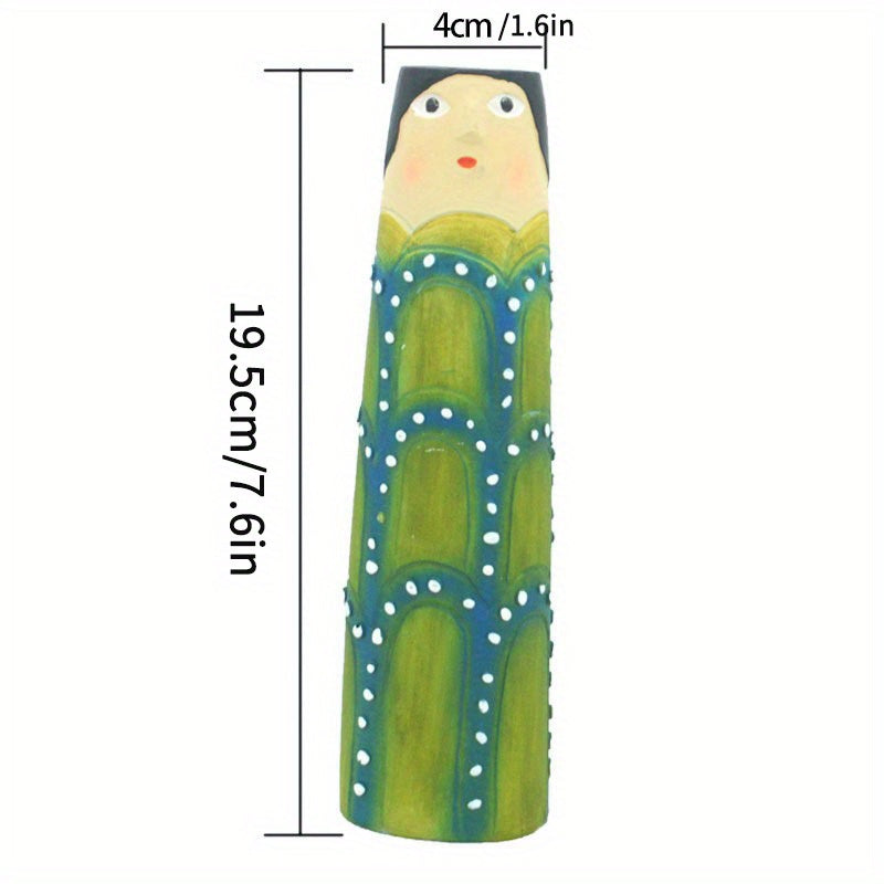 Resin Spring Family Bud Vase