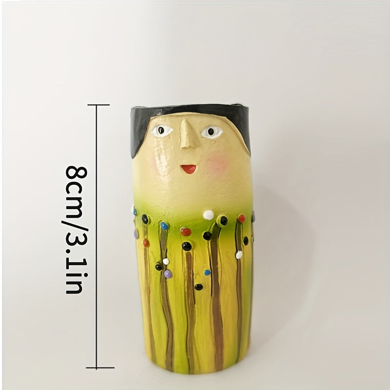 Resin Spring Family Bud Vase