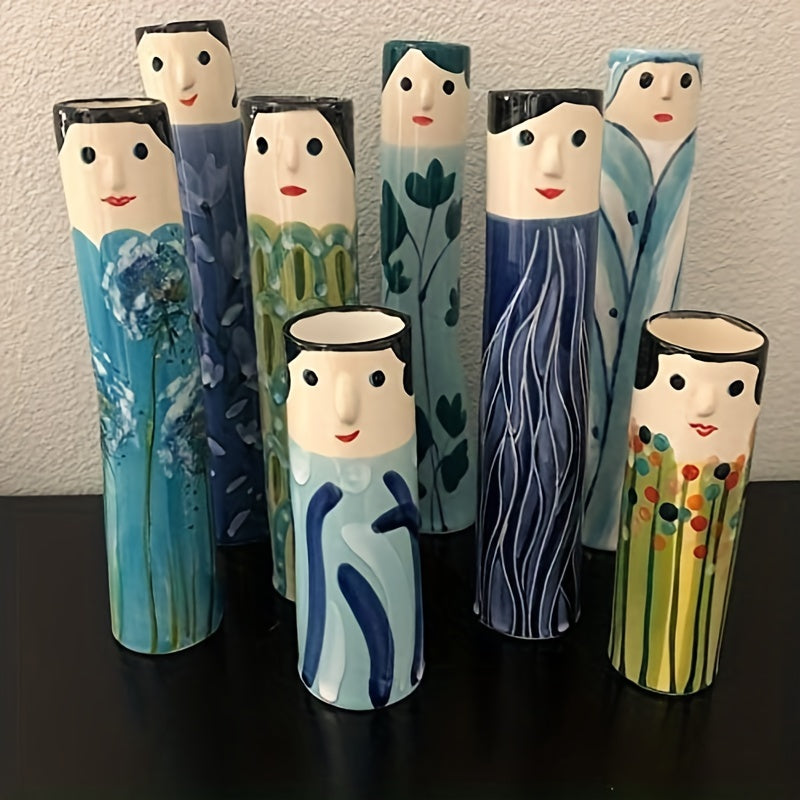 Resin Spring Family Bud Vase