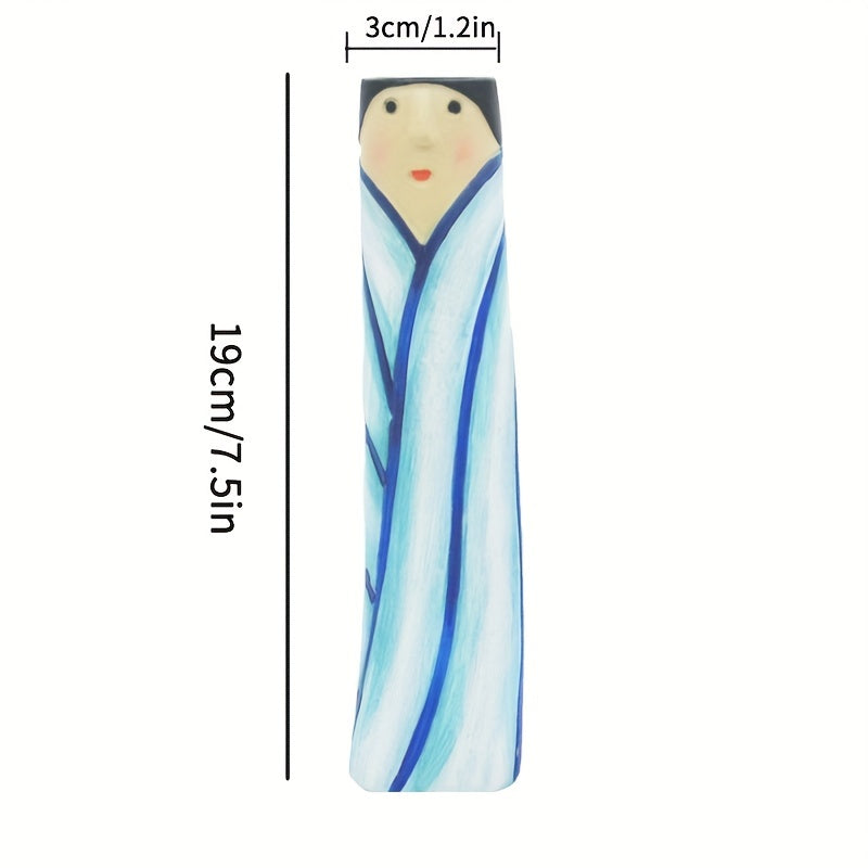Resin Spring Family Bud Vase
