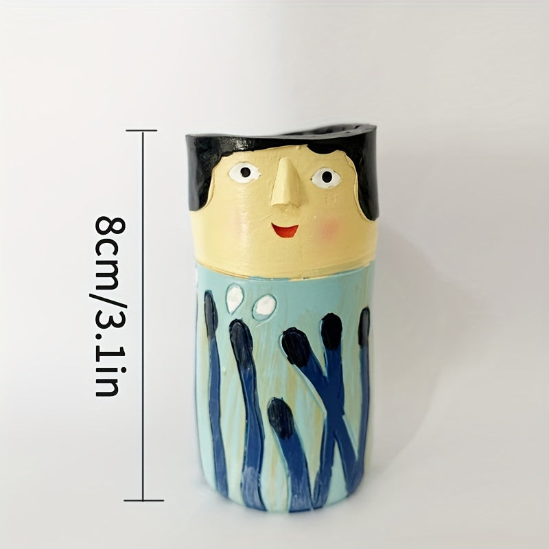 Resin Spring Family Bud Vase