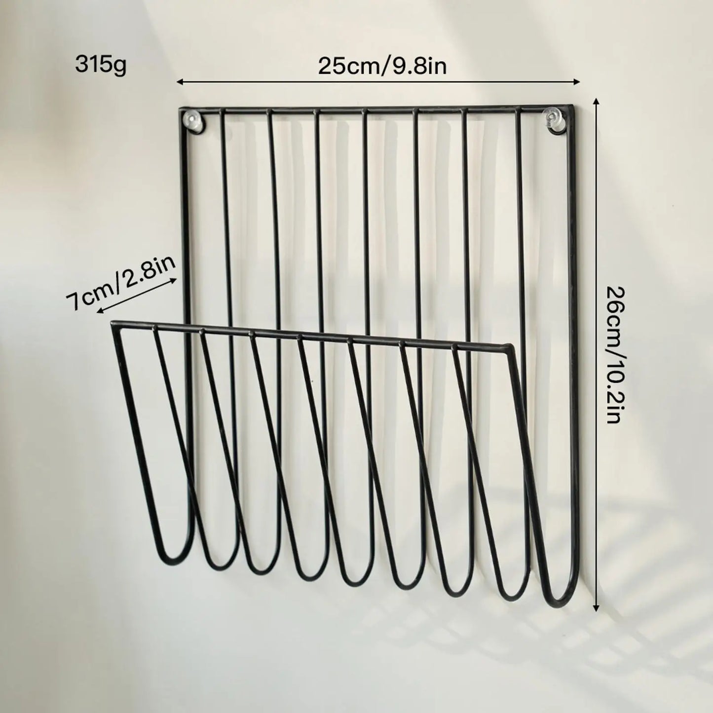 Wall Mounted File Holder Rack