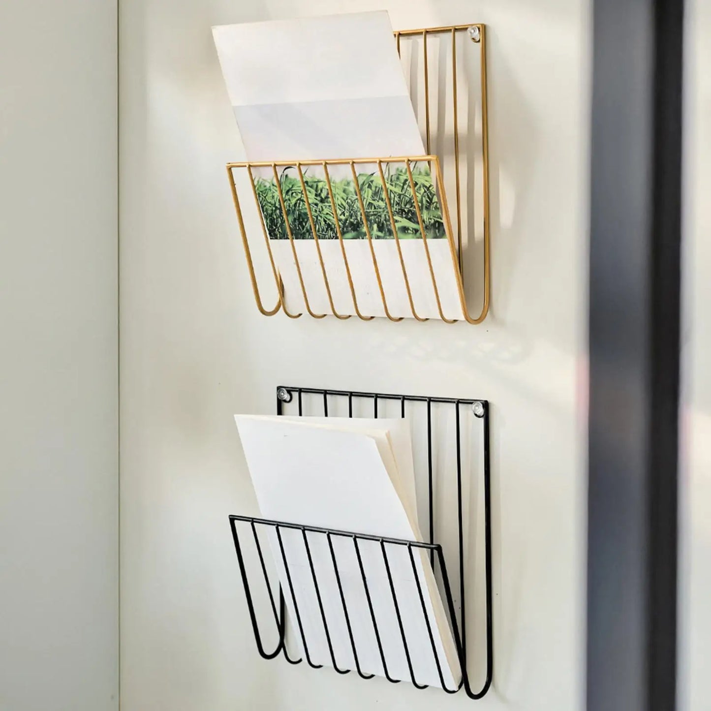 Wall Mounted File Holder Rack