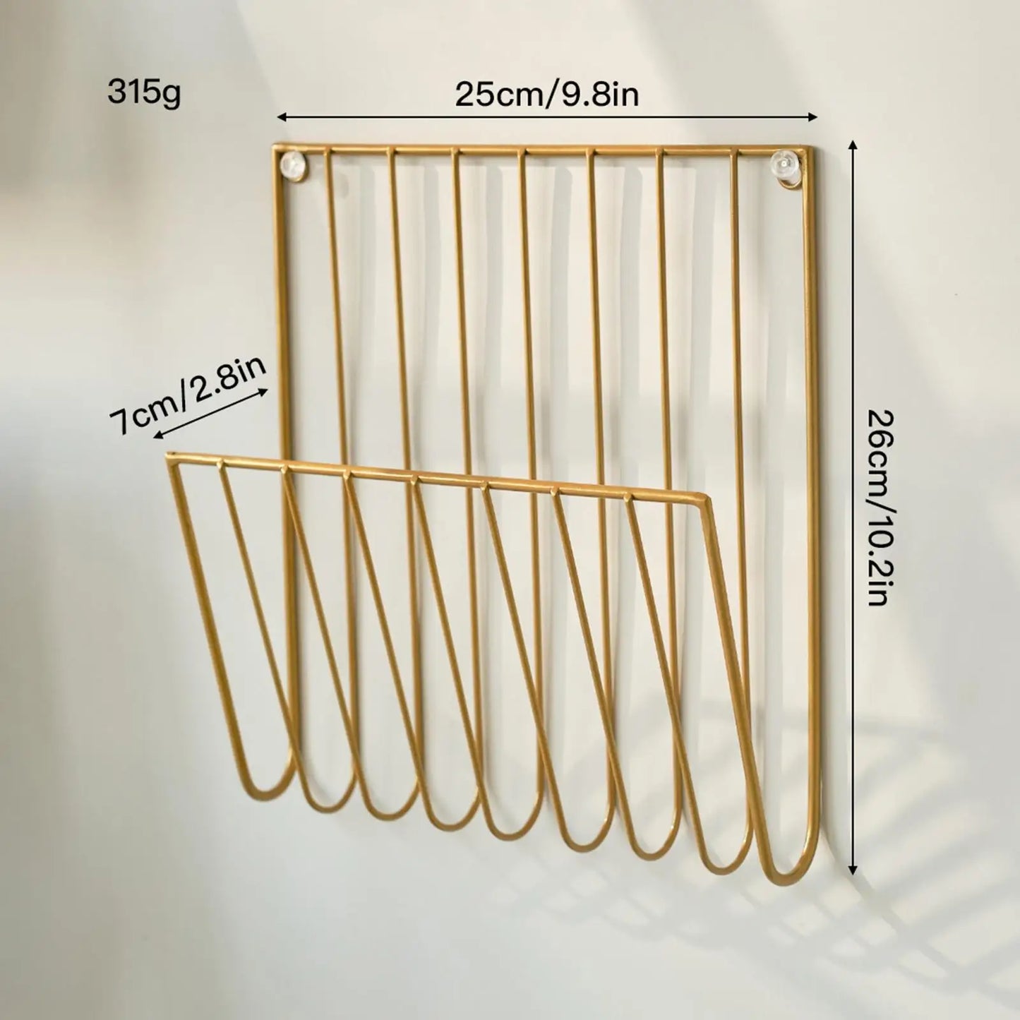 Wall Mounted File Holder Rack