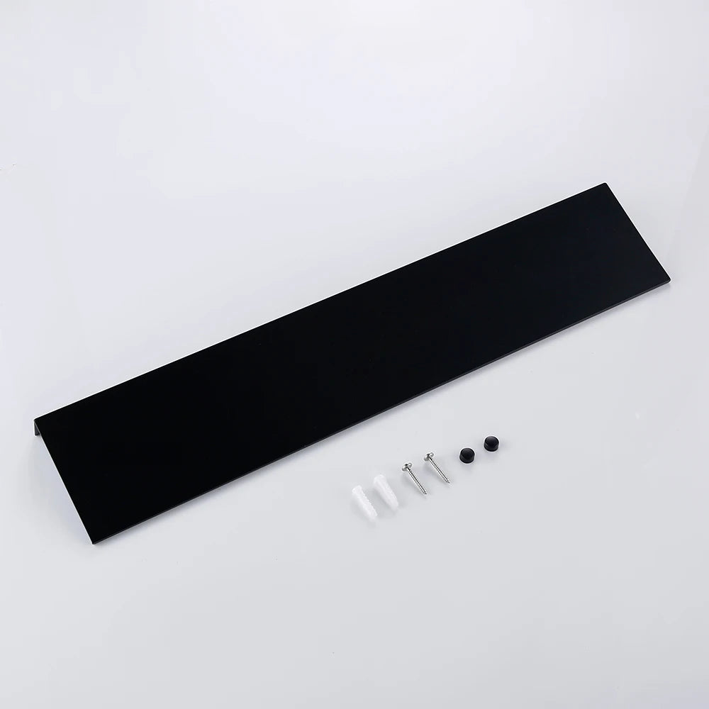 Black White Aluminum Wall-Mounted Shelf