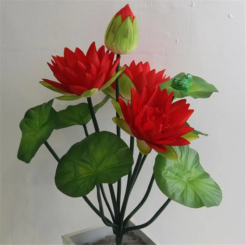Artificial Lotus Flower Bunch