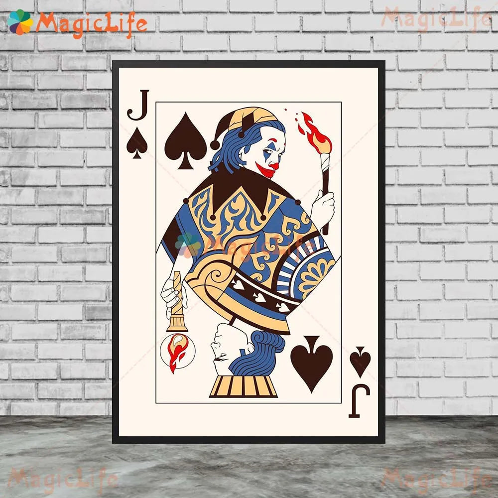 Vintage Poker Playing Cards Art