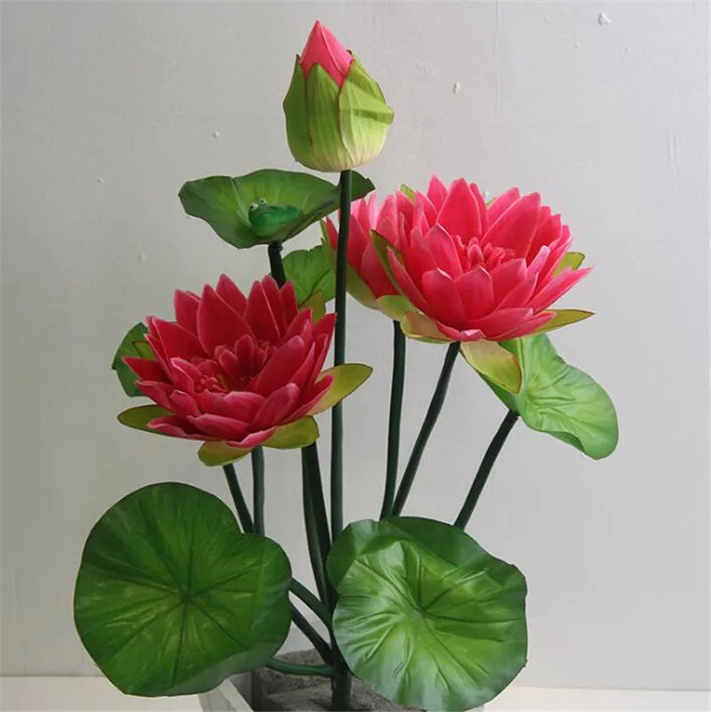 Artificial Lotus Flower Bunch