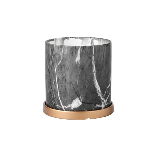 European Style Marbled Ceramic Flowerpot