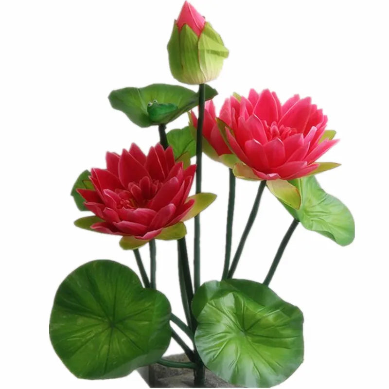Artificial Lotus Flower Bunch