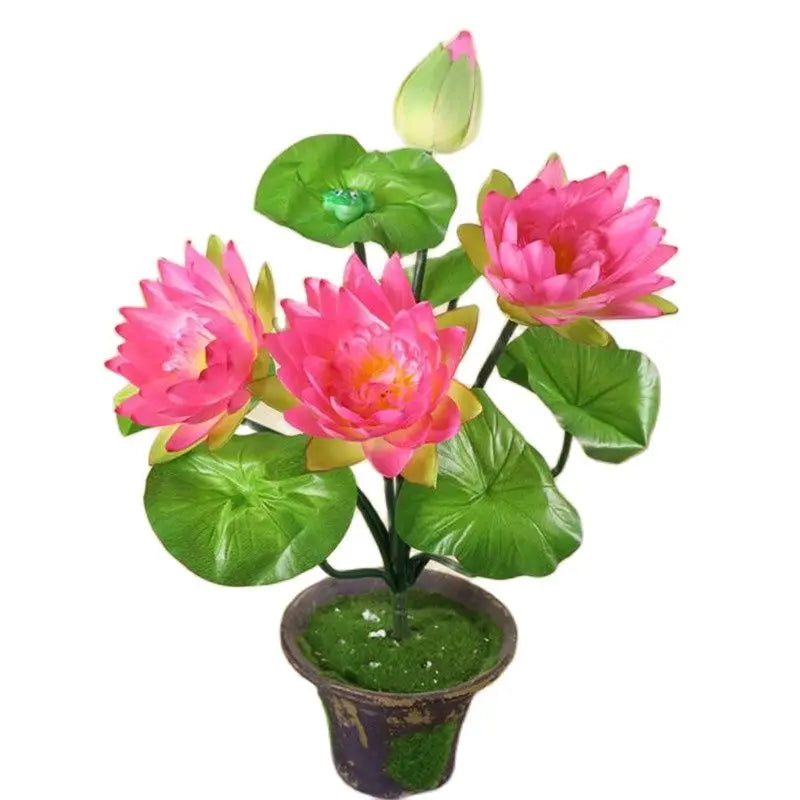 Artificial Lotus Flower Bunch