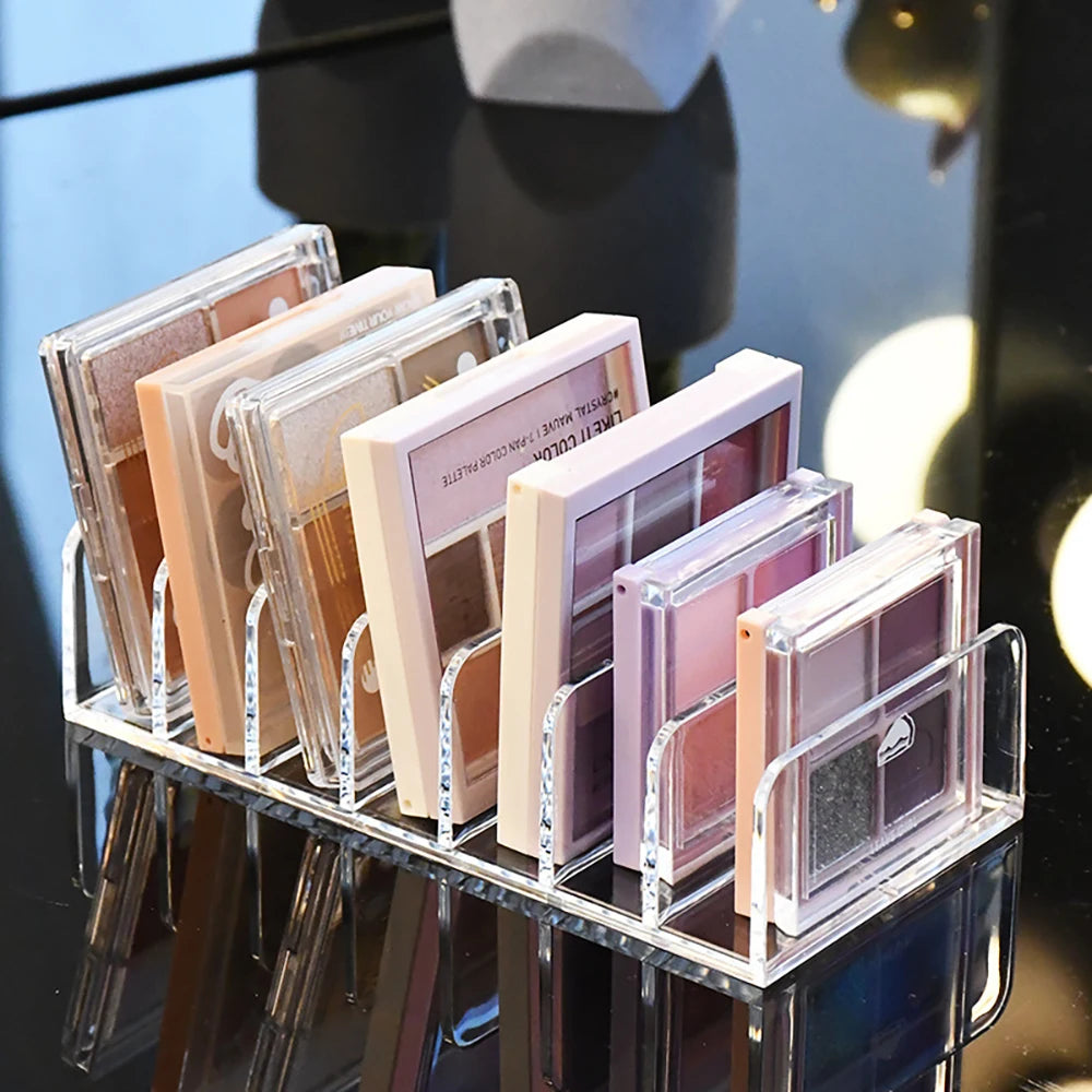 Transparent 7-Compartment Makeup Organizer