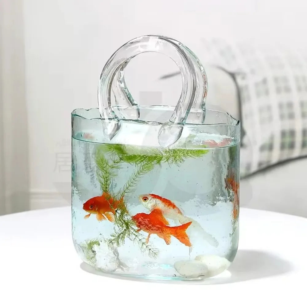 Handbag Glass Vase
