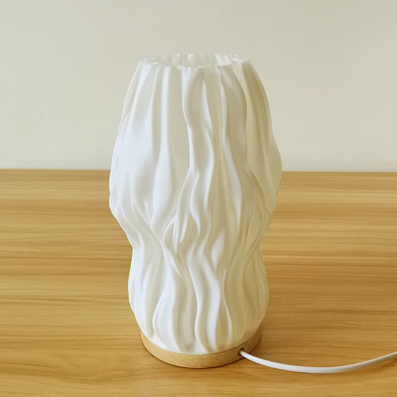 French Cream 3D Bedside Lamp
