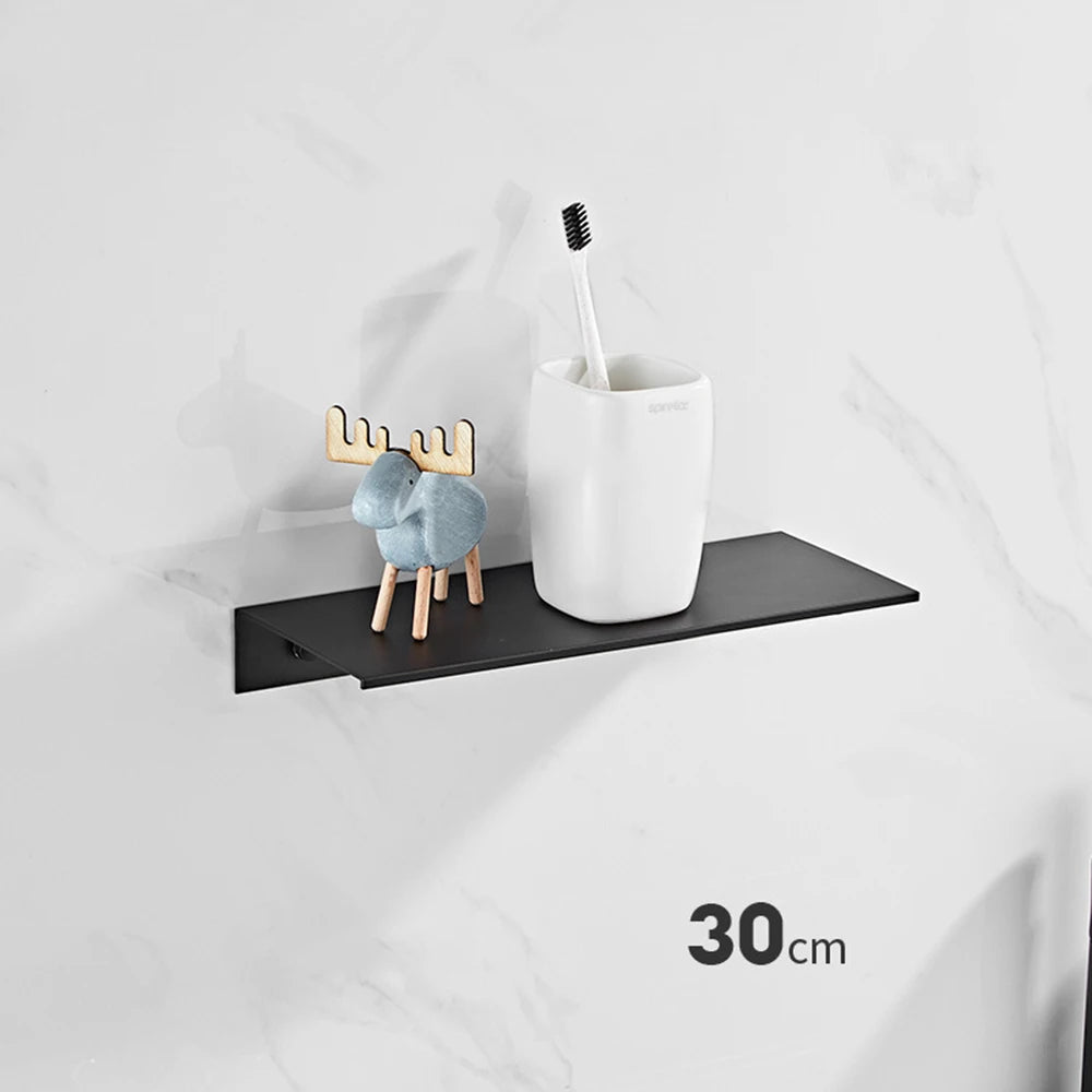 30/40/50CM Aluminum Floating Bathroom Shelf