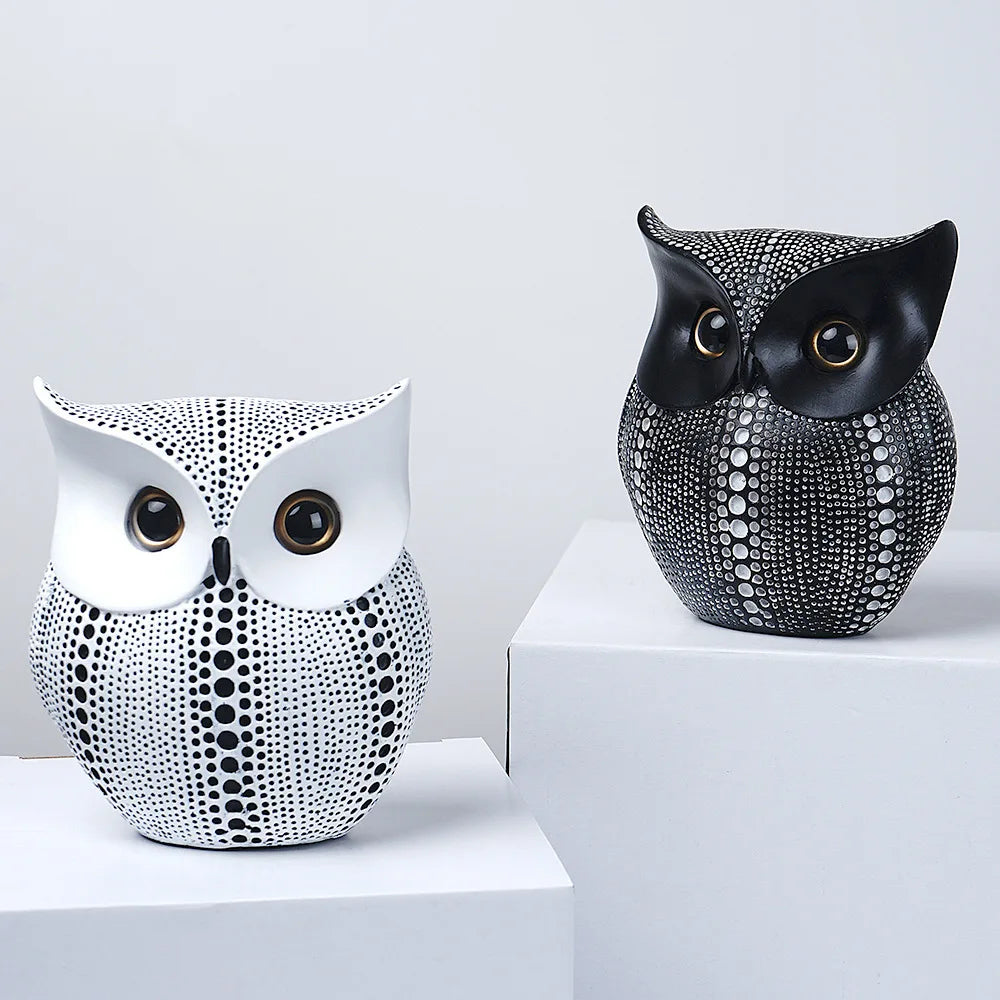 Resin Owl Figurines