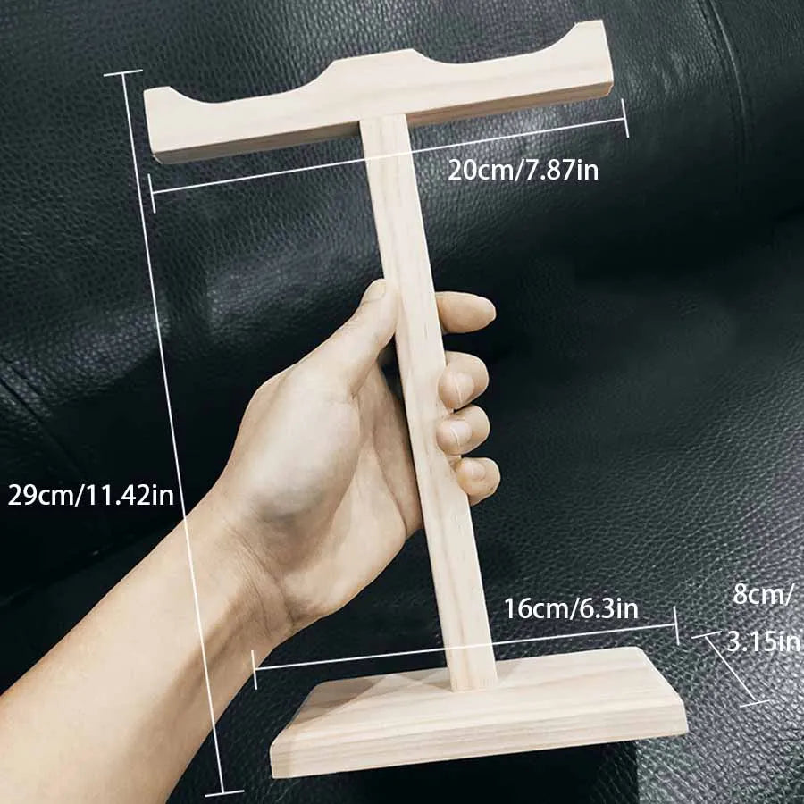 Solid Wood Headphone Stand Mount