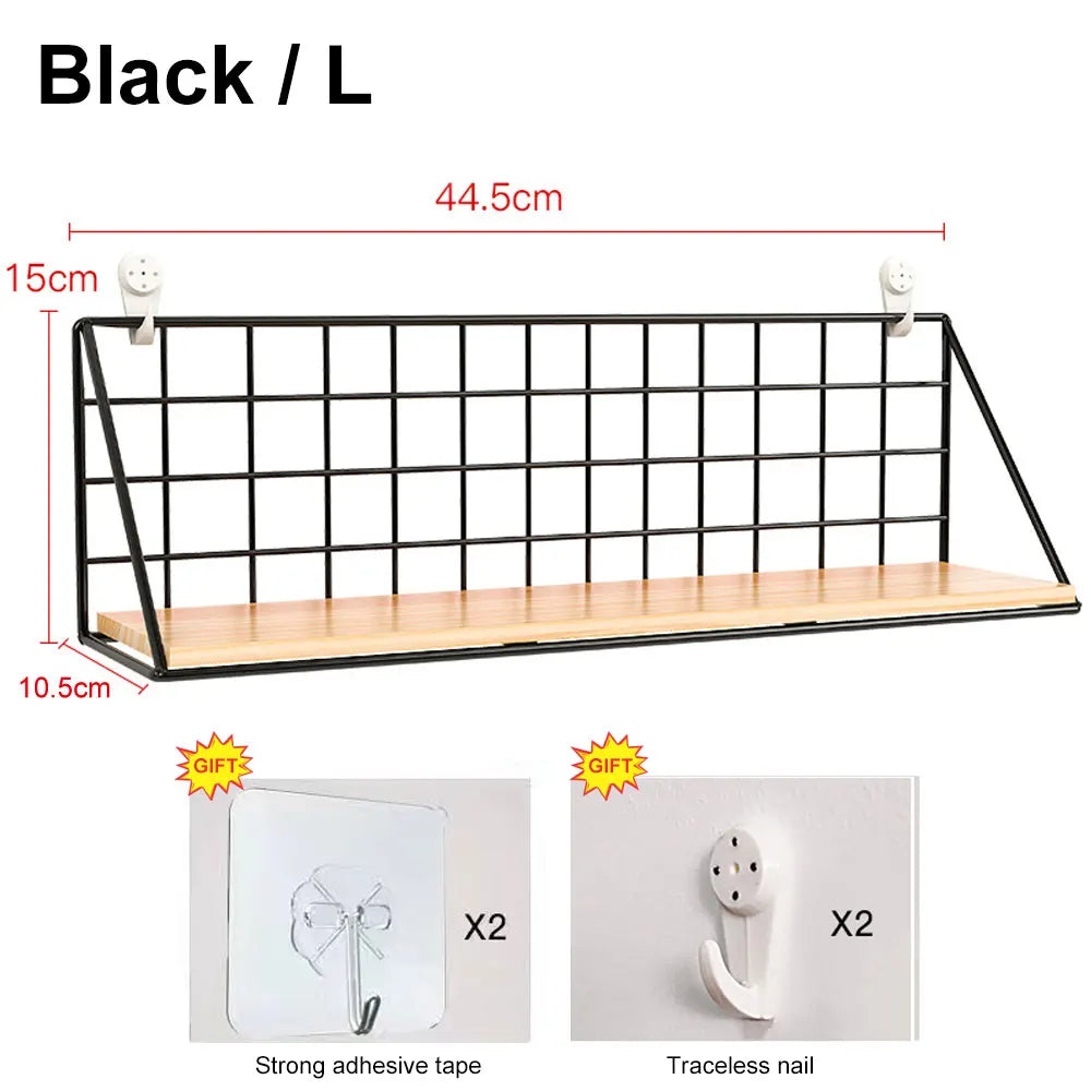 Wooden Wall Mounted Spice Rack