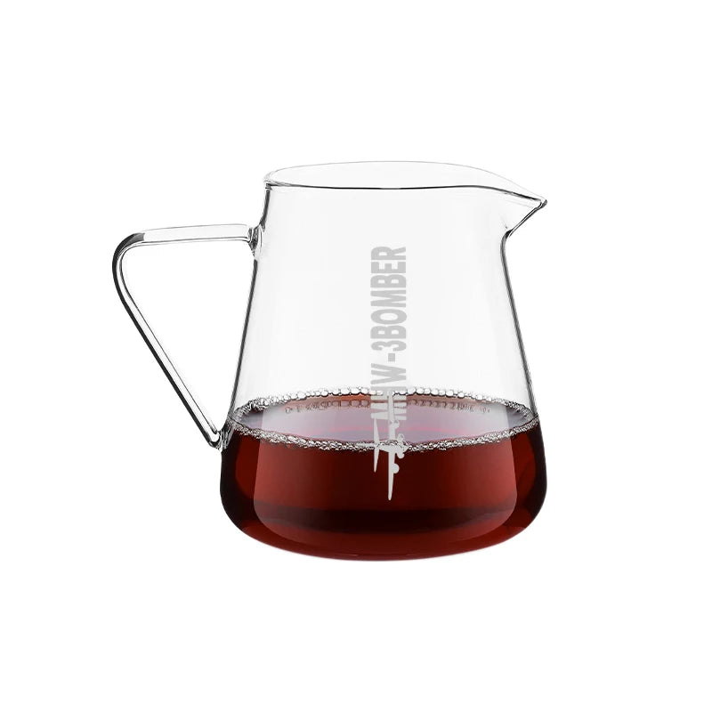 Clear Glass 500ml Coffee Server Carafe Pour Over Brewer