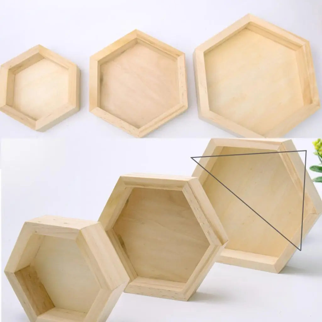 Unpainted Wooden Jewelry Storage Boxes