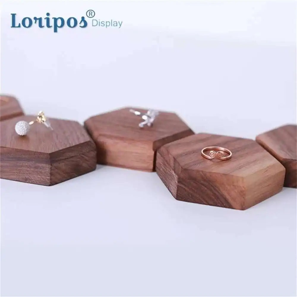 Black Walnut Wood Jewelry Rack