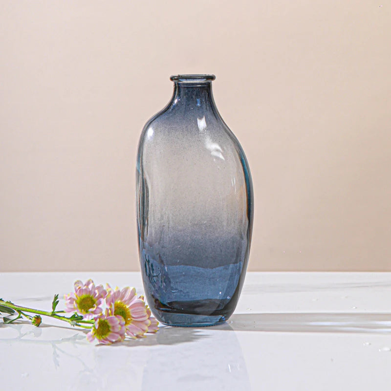 Brown Retro Glass Flower Vase