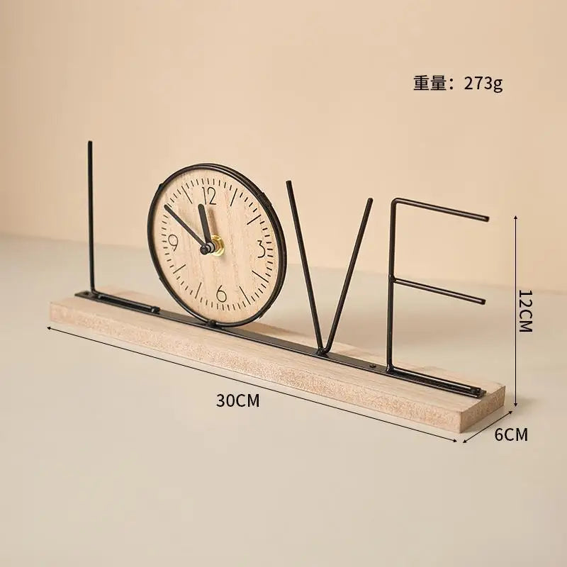 Handmade TV Cabinet Clock