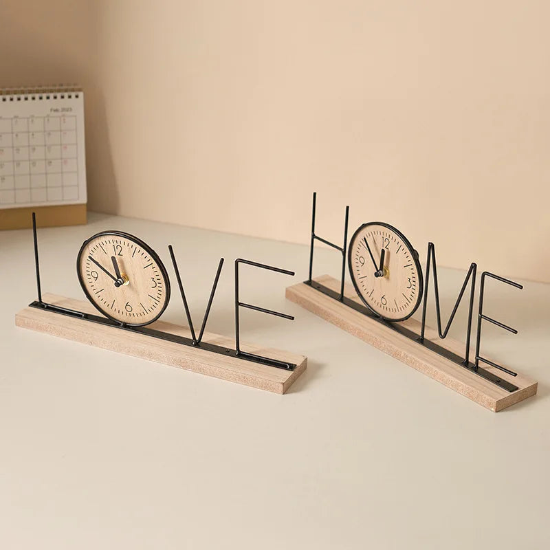 Enhance your space with our Handmade Creative TV Cabinet Clock. This vintage-inspired timepiece combines art and function, perfect for any room or office.