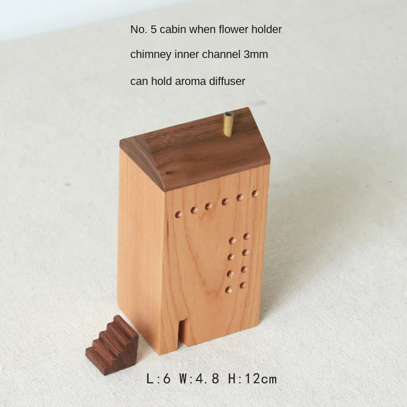 Japanese Style Wooden Incense Burner