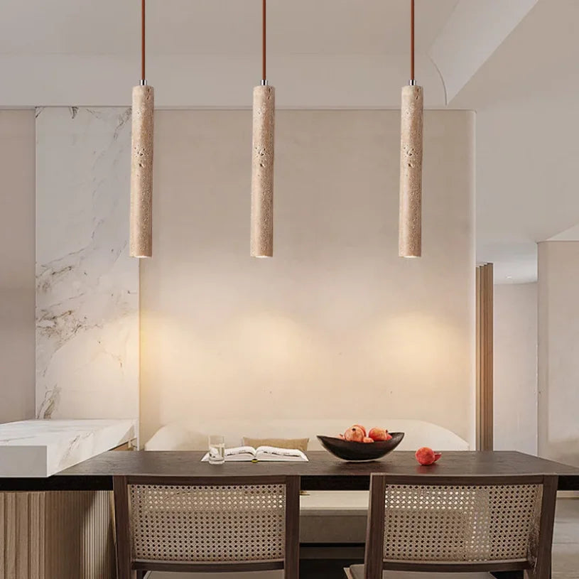 Modern Japanese Stone Pendant Lamp