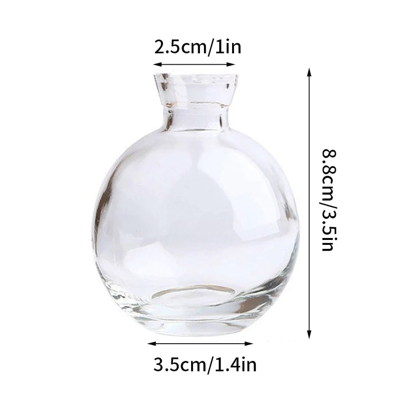 Brown Retro Glass Flower Vase