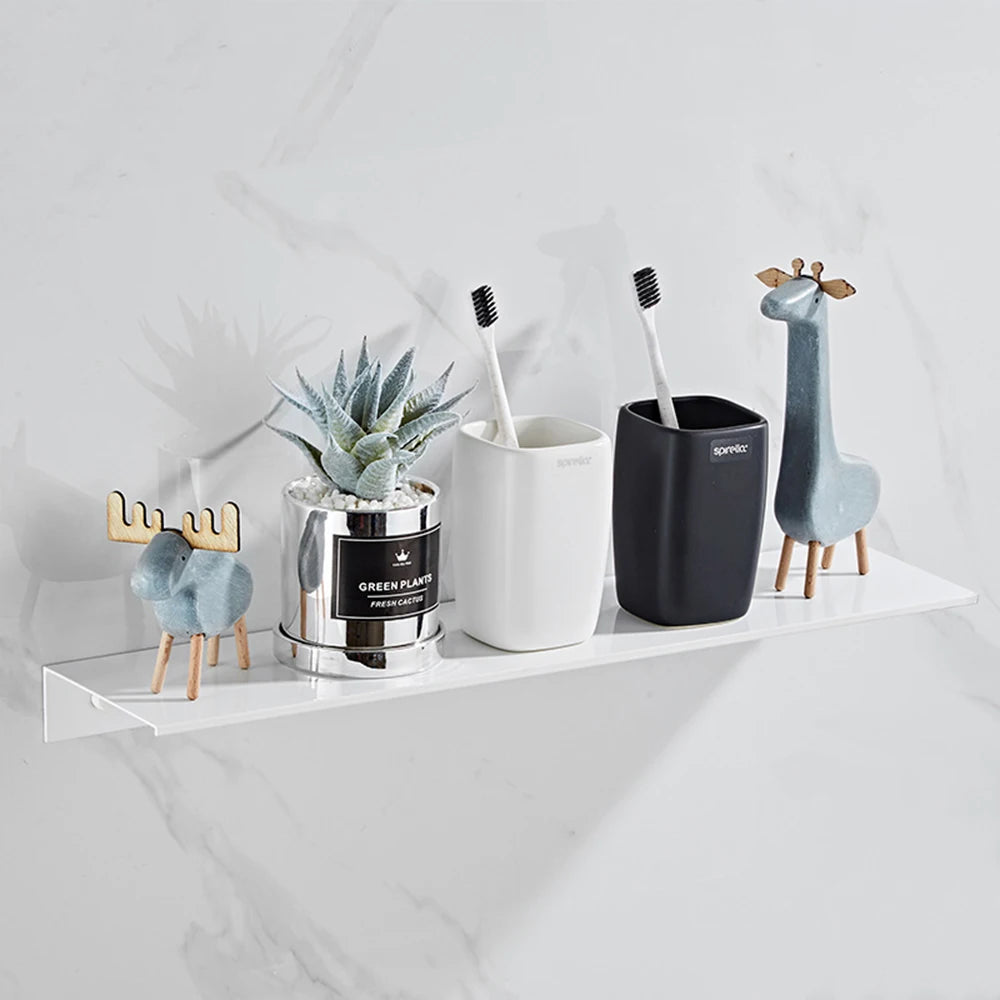 30/40/50CM Aluminum Floating Bathroom Shelf