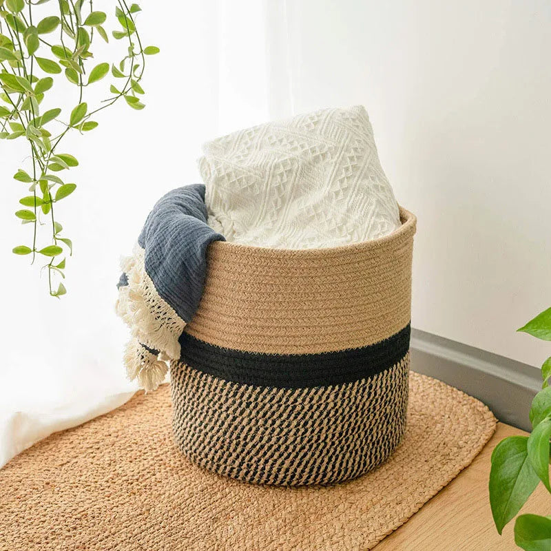 Cotton Rope Large Capacity Basket