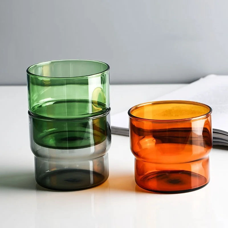 Premium Clear Borosilicate Glass Tumbler offers heat resistance, dishwasher-safe and microwave-safe performance, stackable colors, rich; order yours today!
