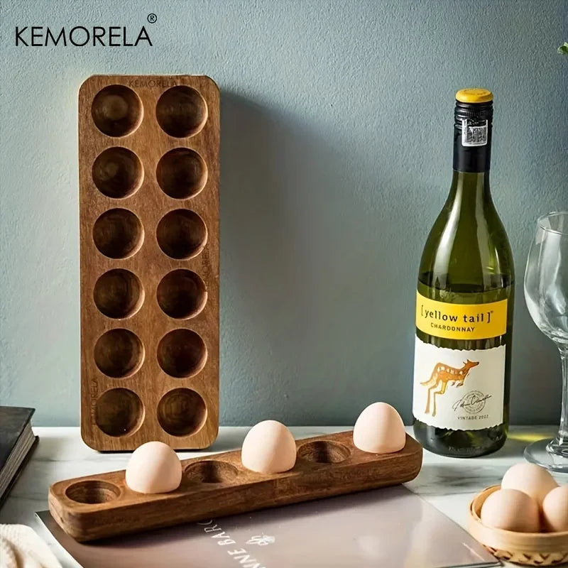 Wooden Egg Storage Box