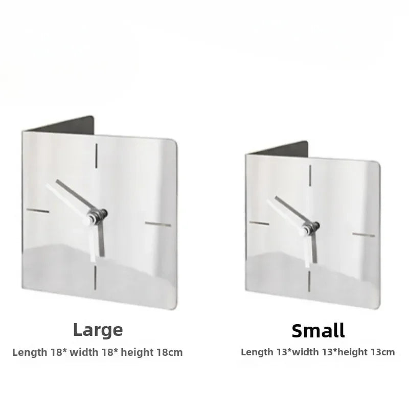Luxury Stainless Steel Desk Clock