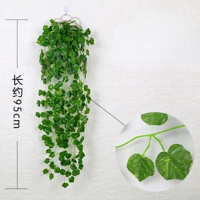 Artificial Eucalyptus and Bamboo Leaves