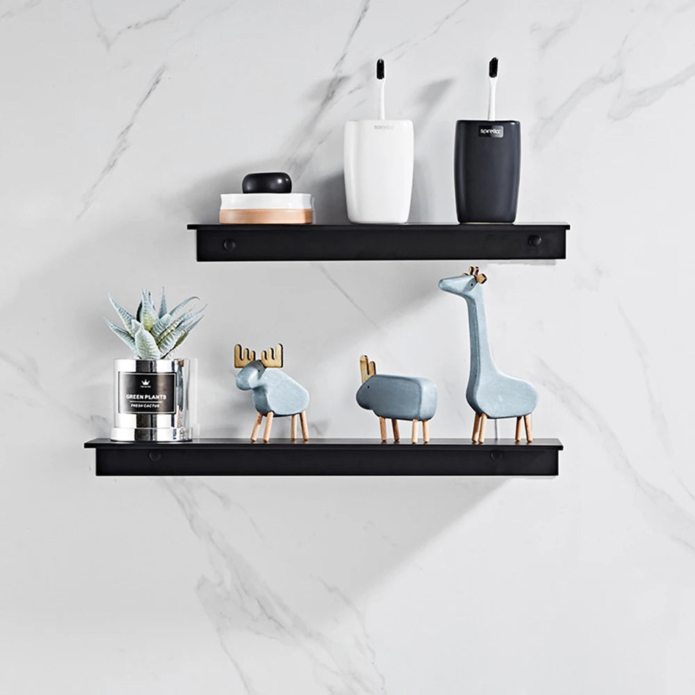30/40/50CM Aluminum Floating Bathroom Shelf