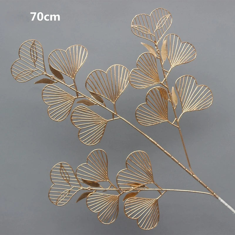 Gold Eucalyptus Ginkgo Leaf