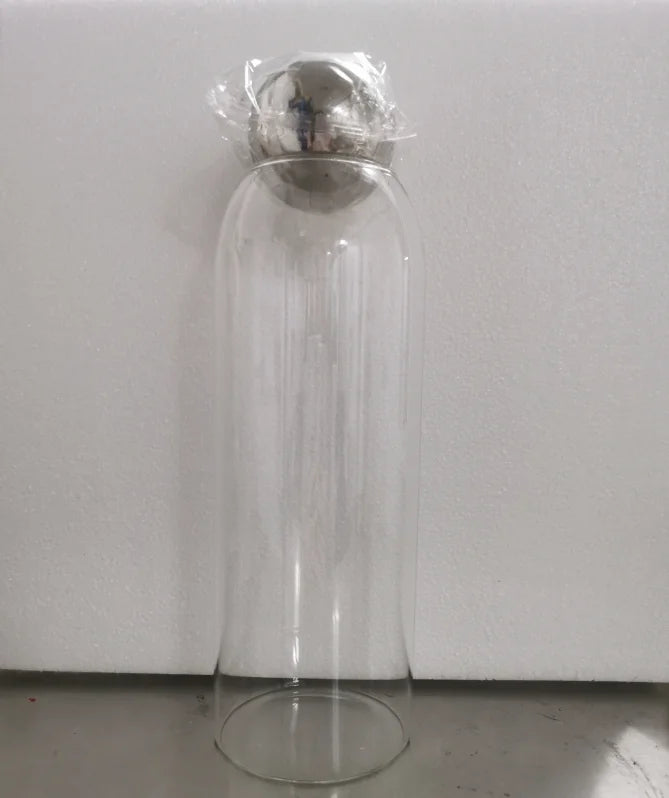 Golden Cork Glass Storage Jar