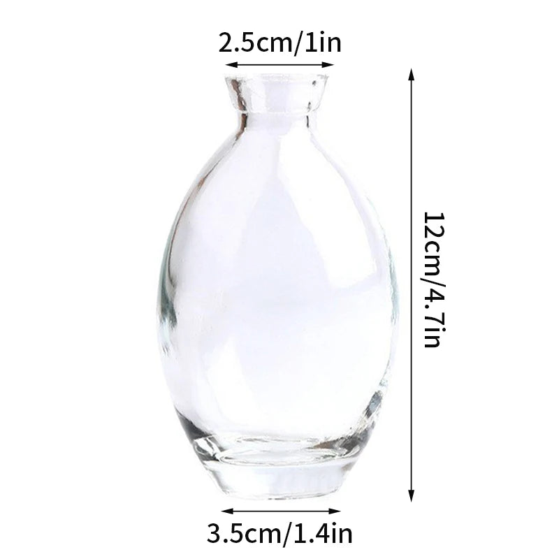 Brown Retro Glass Flower Vase