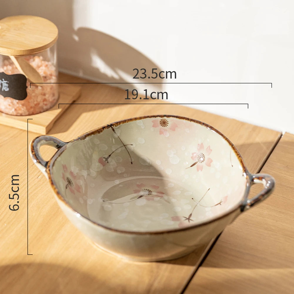 Microwave Safe Ceramic Noodle Bowl