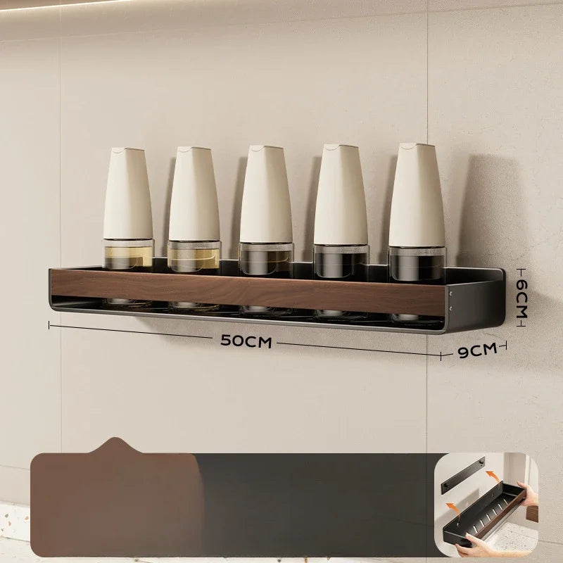 Stainless Steel Wall Spice Rack