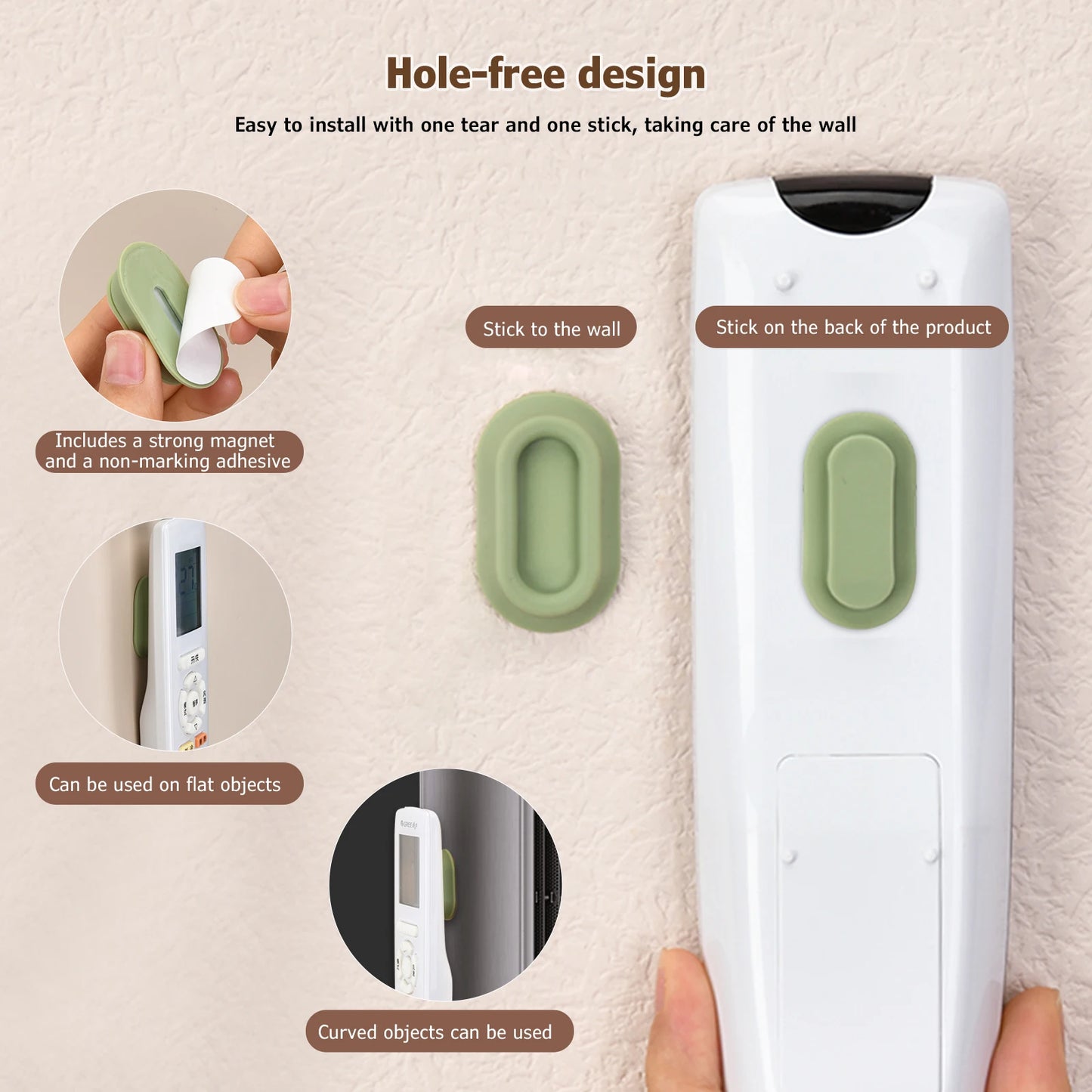 Magnetic Wall Mounted Remote Bracket