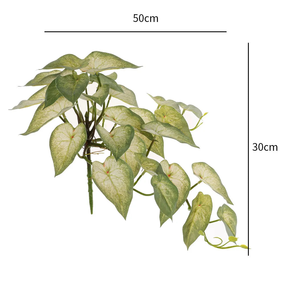 Artificial Turtle Palm Leaves