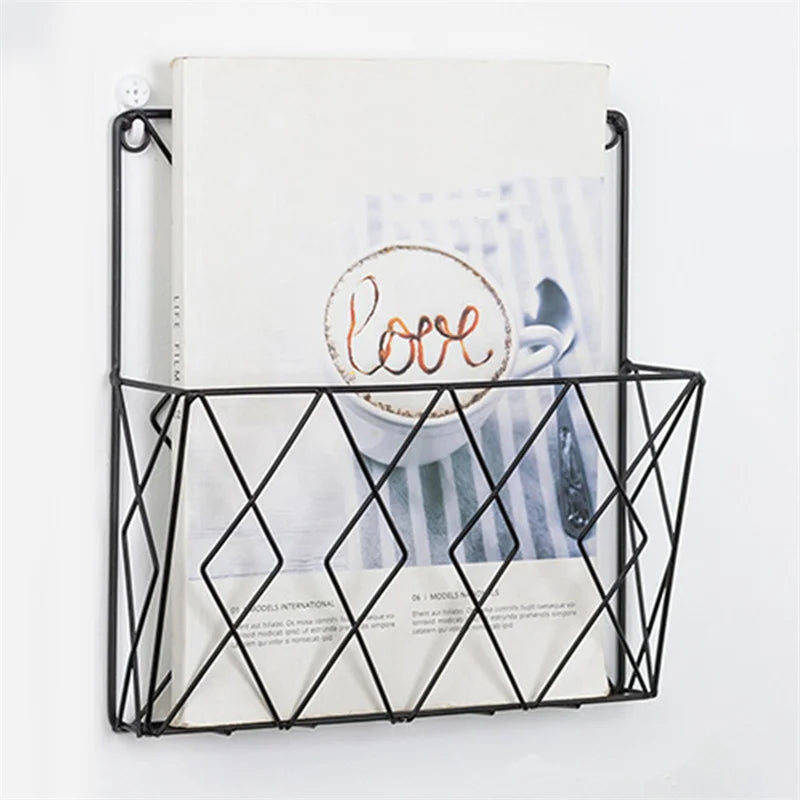 Modern Wall Mounted Magazine Rack