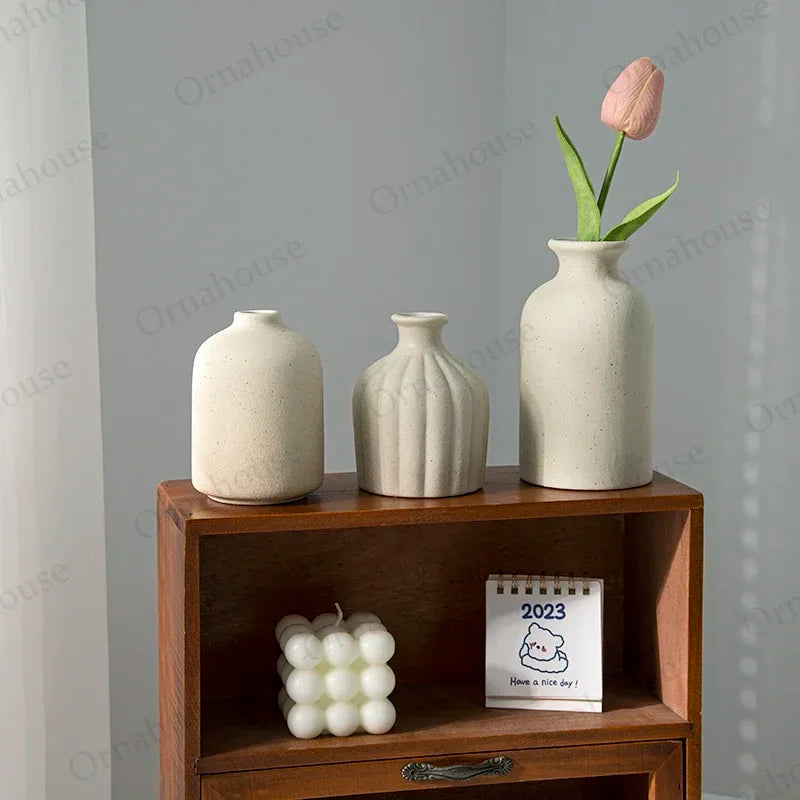 Nordic Flower Ceramic Vase