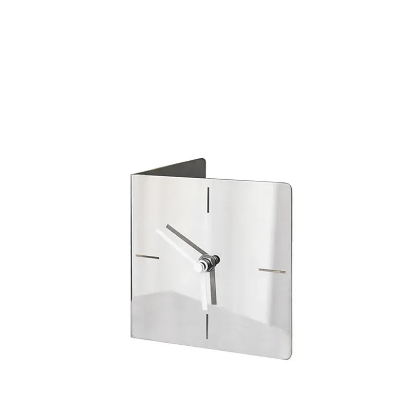 Luxury Stainless Steel Desk Clock