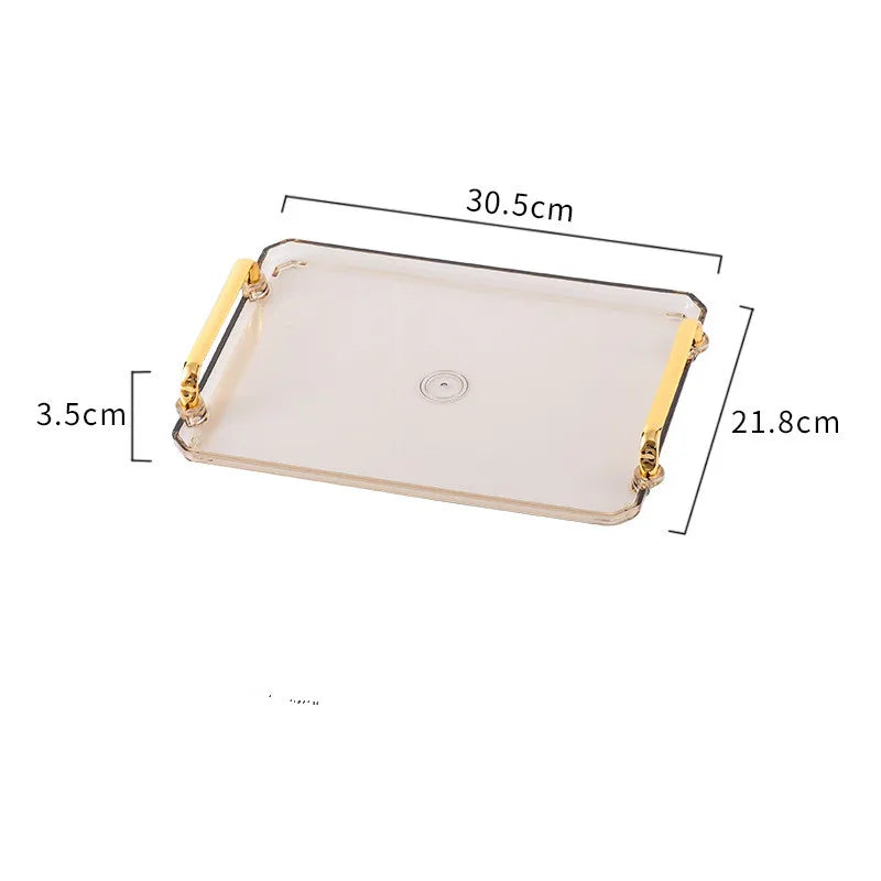 Clear Multifunctional Polypropylene Rectangular Tray