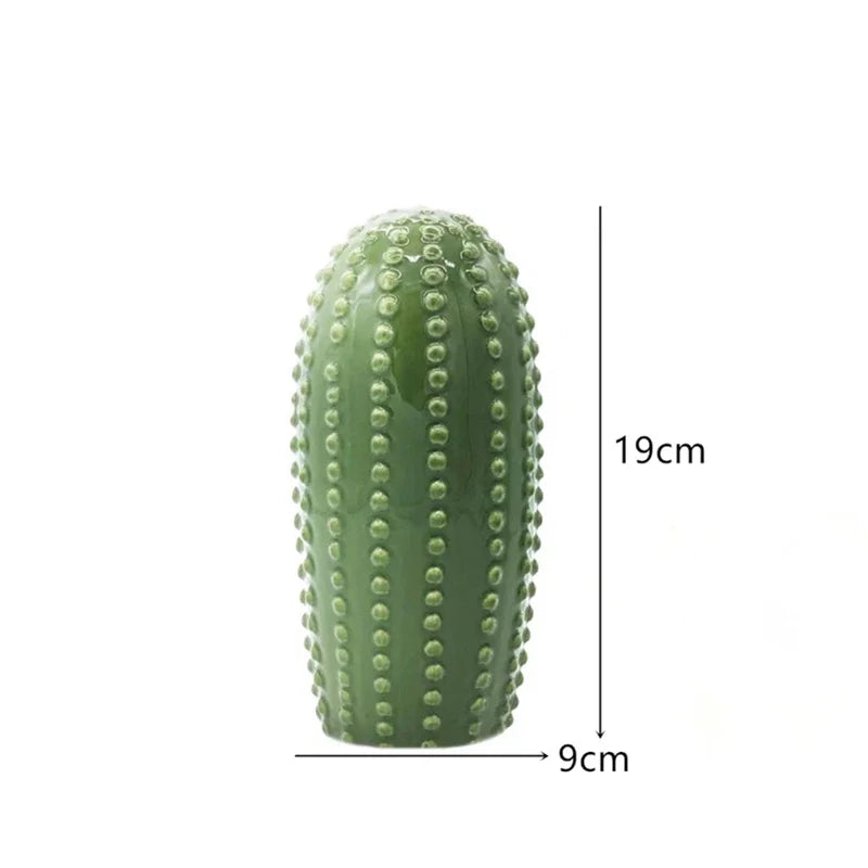 Handicraft Ceramic Cactus Ornament